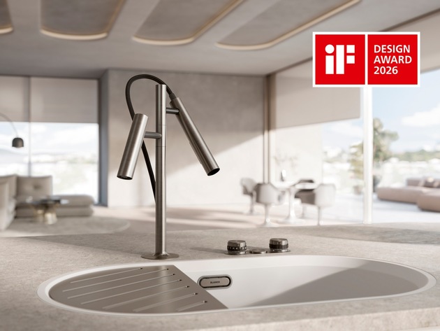 Doppelter iF Design Award für den Küchenwasserplatz-Spezialisten BLANCO