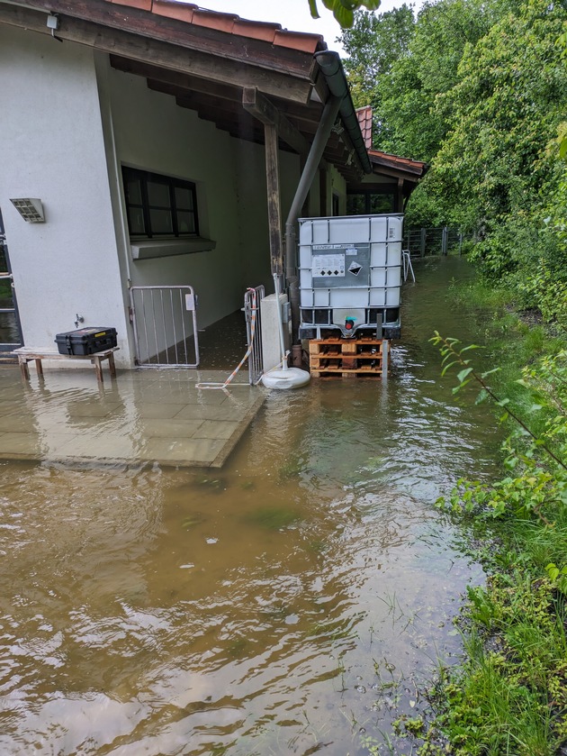 FW Konstanz: Starkregen fordert die Feuerwehr