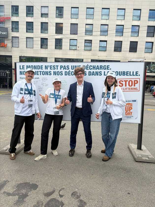 Communiqué: « Fribourg : comment la créativité permet de lutter contre le littering »