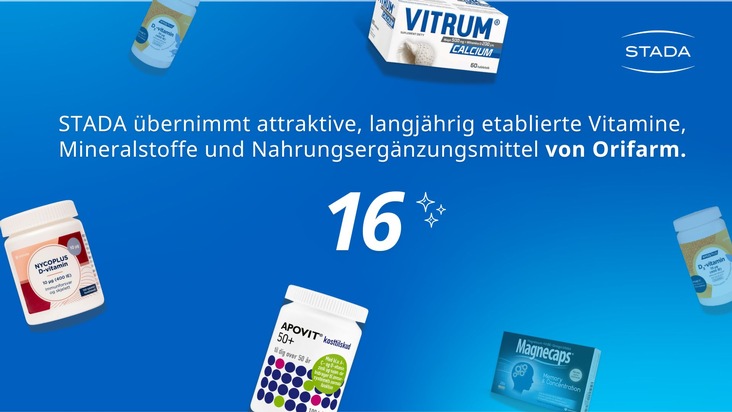 Pressemitteilung: STADA erwirbt umfassendes Consumer-Healthcare-Portfolio von Orifarm zur weiteren Wachstumsbeschleunigung