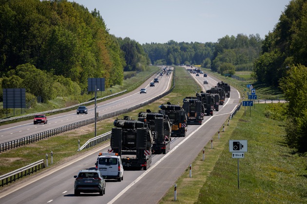 Übungsende - Erneut Bundeswehrkonvois in Niedersachsen, Hamburg und Schleswig-Holstein unterwegs