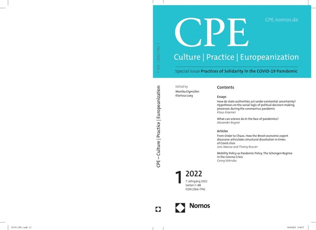 Culture, Practice &amp; Europeanization (CPE) ab sofort im Nomos Verlag