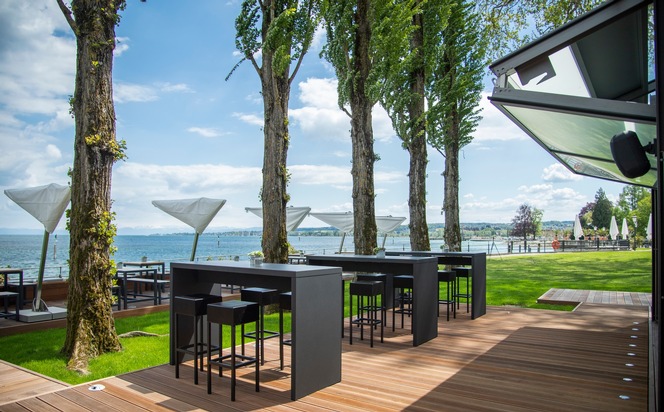 Pressemitteilung: &quot;Steigenberger Inselhotel Konstanz eröffnet Logenplatz am See: Neuer Rothaus-Biergarten des Inselhotels - inklusive Traumblick über den Bodensee&quot;
