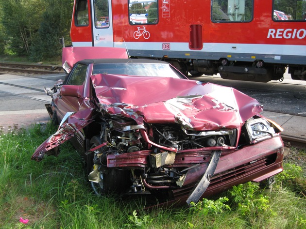 POL-WL: Unfall am Bahnübergang