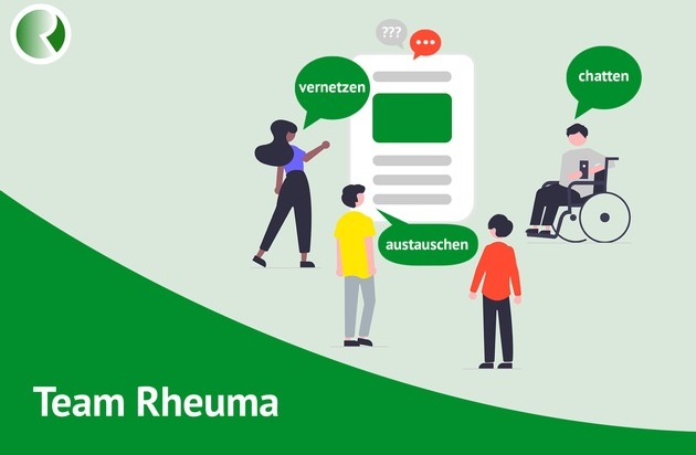 Deutsche Rheuma-Liga Bundesverband e.V.: Deutsche Rheuma-Liga startet die App Team Rheuma / Rheuma muss nicht einsam machen: Neue App ermöglicht sicheren digitalen Austausch für Betroffene