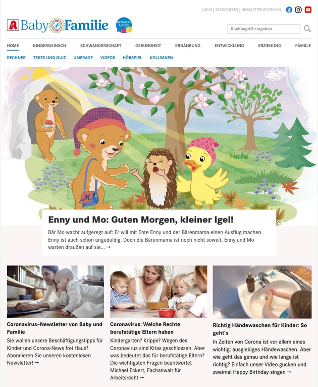 Wochenlang keine Kita - Baby und Familie bietet tolle Beschäftigungsideen