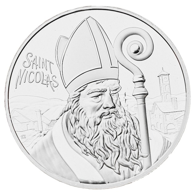 Nouvelle pièce spéciale en argent consacrée à saint Nicolas : une idée de cadeau originale