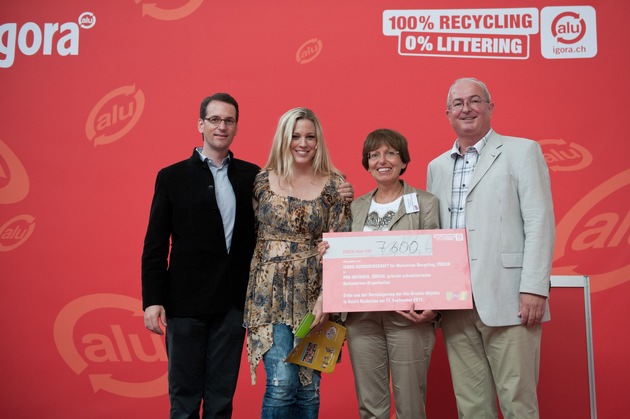 Recyclingkunst, kreiert von Kindern, Jugendlichen und Erwachsenen / 34 Alukünstler gewinnen beim Alu-Kreativ-Wettbewerb / 7600 Franken an Pro Infirmis aus Recyclingkunst-Versteigerung