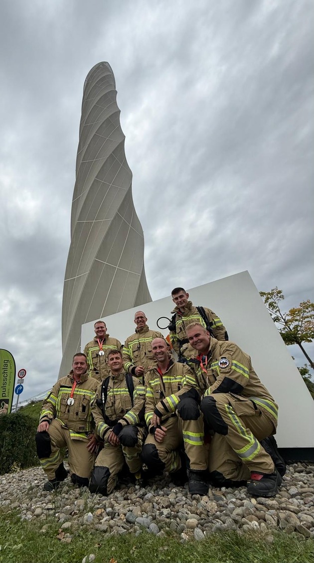 FW Konstanz: FW Konstanz sichert sich Platz 3 beim Towerrun in Rottweil