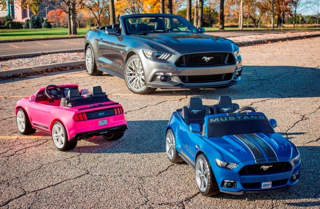 Ford-Werke GmbH: Ford und Fisher-Price® präsentieren Ford Mustang-Modell für Kinder - mit Elektroantrieb und Smart Drive®