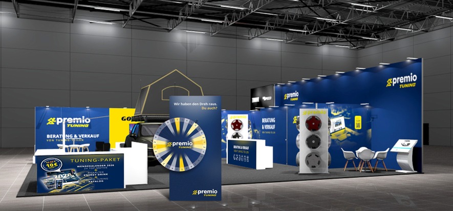 Premio Tuning hat den Dreh raus: Hingucker und kompetente Beratung auf der Essen Motor Show