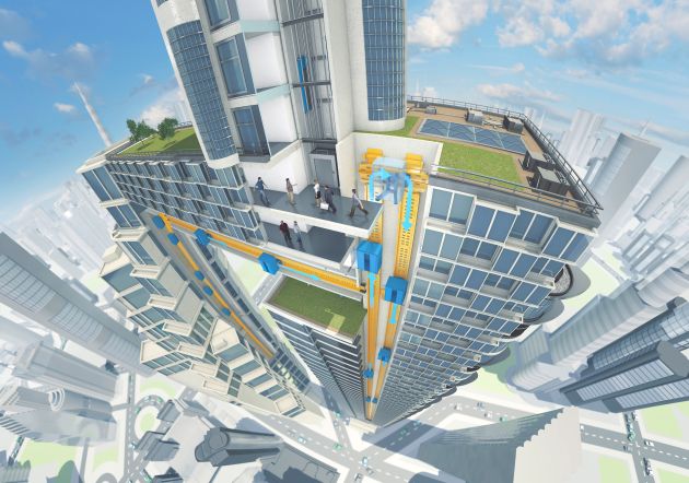 ThyssenKrupp develops the world&#039;s first rope-free elevator system to enable the building industry face the challenges of global urbanization