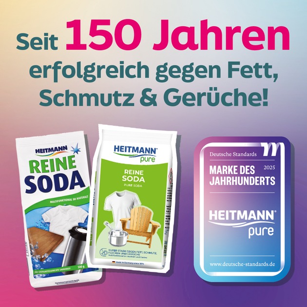 Medaillenrausch für HEITMANN pure: Unsere nachhaltige Lieblingsmarke jetzt „Marke des Jahrhunderts“