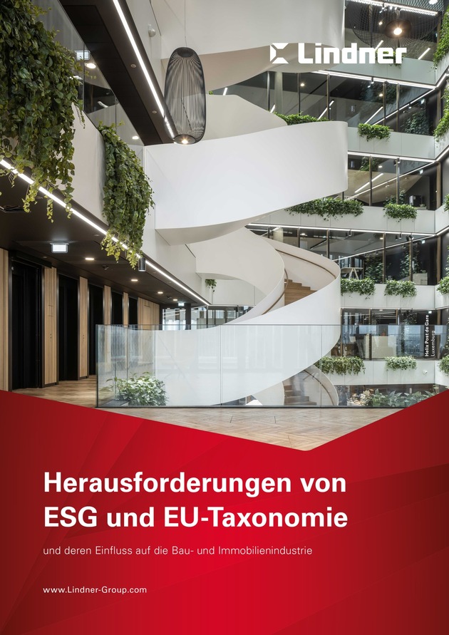 Lindner Whitepaper zu ESG-konformen Bauen