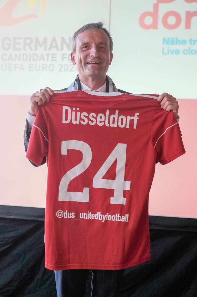 Düsseldorf is host city for the UEFA EURO 2024 / Germany wins the bid for the European Football Championship 2024