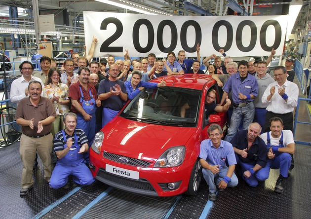 Rekord bei Ford in Köln: Zwei Millionen Fiesta und Fusion seit dem Jahr 2002 produziert