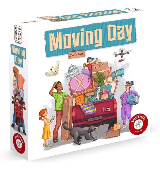 Moving Day: Umzugszeit! Packendes Familienspiel von Piatnik