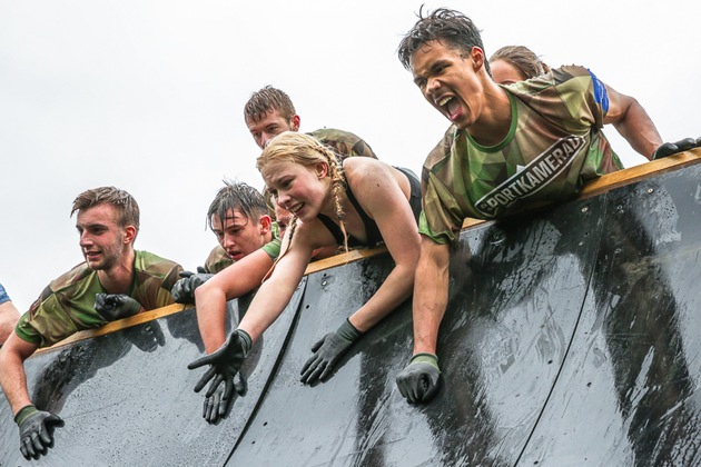 Eine Herausforderung für das Team: Bundeswehr Olympix 2018