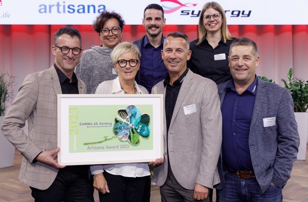 Stiftung Artisana: Artisana Award für Betriebliche Gesundheit geht an die Gamma AG Holding