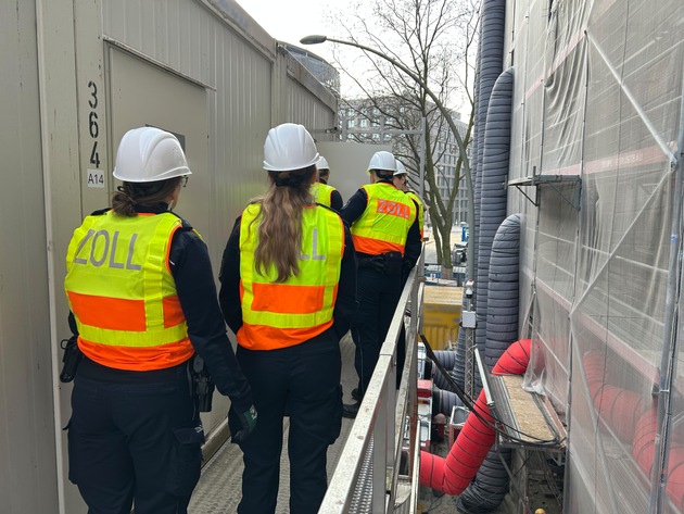 HZA-HH: Zoll pr&uuml;ft Gro&szlig;baustellen in Hamburg//Bundesweite Schwerpunktpr&uuml;fung im Baugewerbe