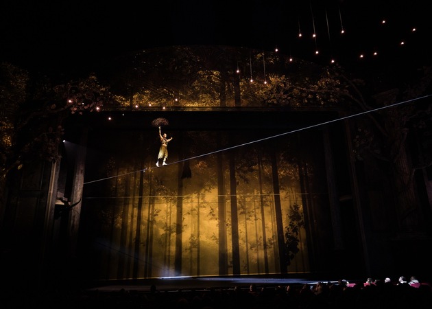 Epson Projektionstechnologie in der Show ALIZÉ des Cirque du Soleils in Berlin