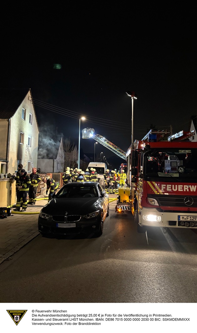FW-M: Wochenendrückblick der Feuerwehr München für den 7. bis 9. November 2025