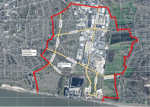 POL-SE: Wedel - Bombenentsch&auml;rfung im Industriegebiet am Sonntag