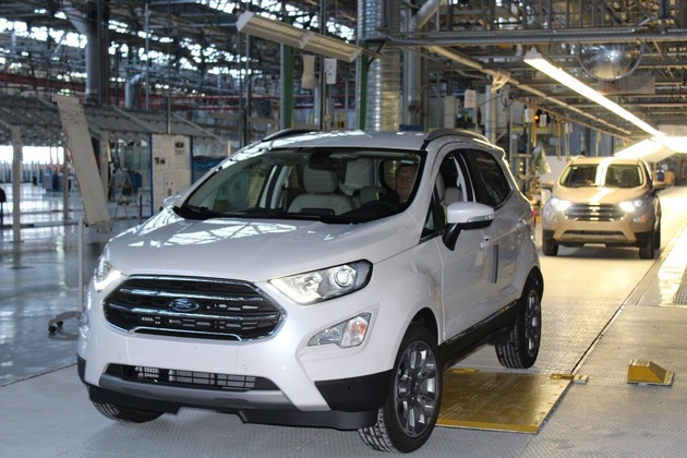 Ford startet Produktion des neuen Ford EcoSport in Rumänien - wachsende Kundennachfrage in Europa (FOTO)