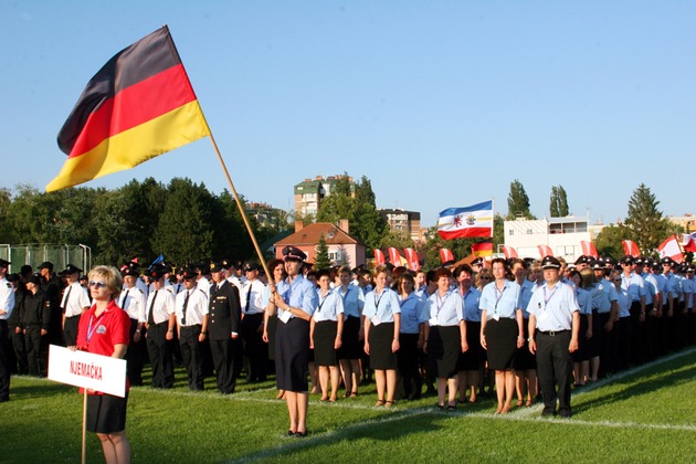 DFV: Feuerwehr-Olympiade feierlich eröffnet / Londoner Ereignisse wirken sich auf die Wettbewerbe aus