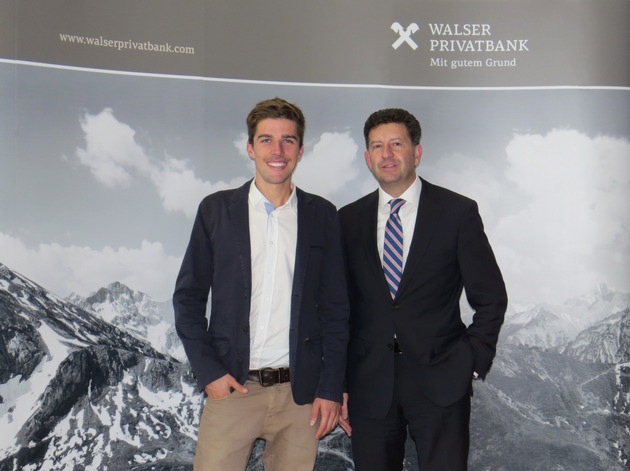 Johannes Rydzek ist neues Testimonial der Walser Privatbank / Walser Privatbank bindet Doppel-Weltmeister der Nordischen Kombination