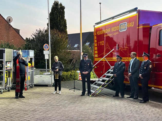 FW-KLE: Freiwillige Feuerwehr Bedburg-Hau erhält ein neues Einsatzfahrzeug mit ganz besonderen Möglichkeiten