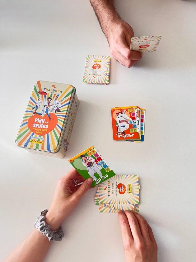 Panini und Stiftung Theodora lancieren gemeinsames Kartenspiel