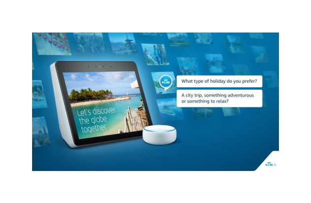 Medieninformation: KLM inspiriert mit Travel Guide auf Amazon Alexa