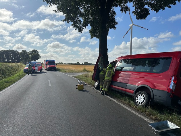 FW Alpen: Verkehrsunfall mit einer verletzten Person