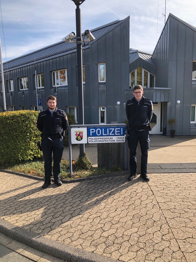 POL-PDWIL: neue Mitarbeiter*innen auf der Polizeiinspektion Daun und der Polizeiwache Gerolstein