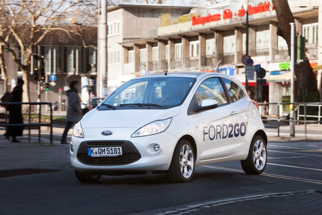 &quot;FORD2GO&quot;: Ford künftig erster Hersteller mit bundesweitem Carsharing-Angebot (BILD)