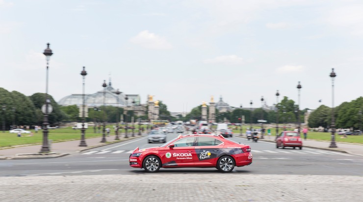 Langjährige Partnerschaft: SKODA zum dreizehnten Mal Sponsor der Tour de France (FOTO)