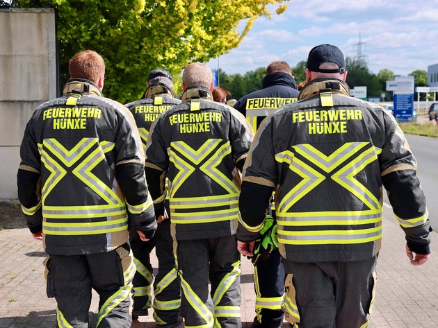 FW Hünxe: Einheit Bruckhausen unterstützt 24h Walk for Charity