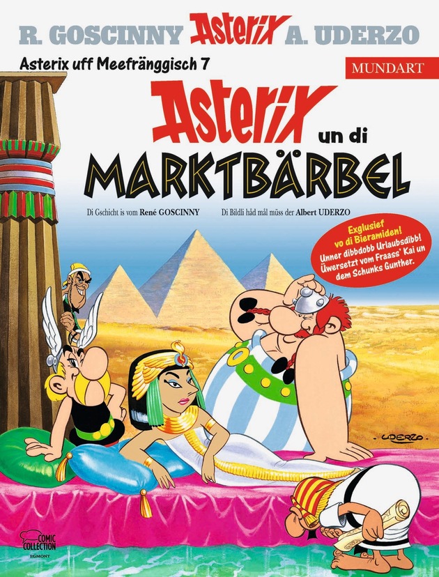 Asterix feiert 20 Jahre Mainfränkische Mundartbände