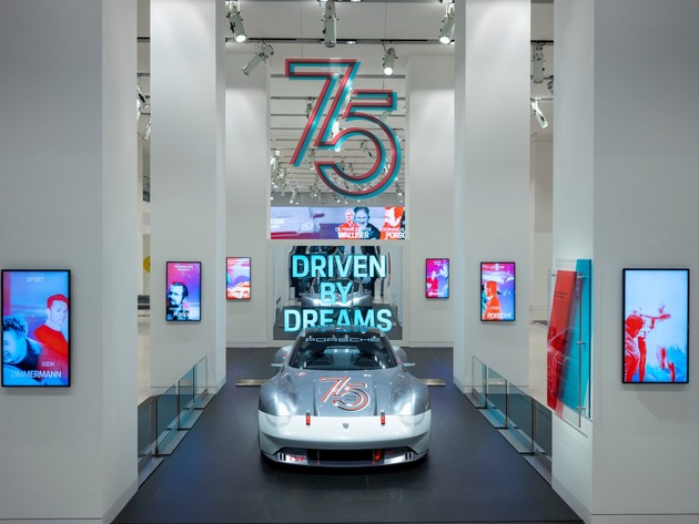 Driven by Dreams. 75 Jahre Porsche Sportwagen“– neue Ausstellung im DRIVE. Volkswagen Group Forum
