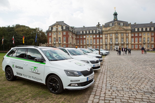 SKODA unterstützt Radsport-Highlight Sparkassen Münsterland Giro 2017 (FOTO)