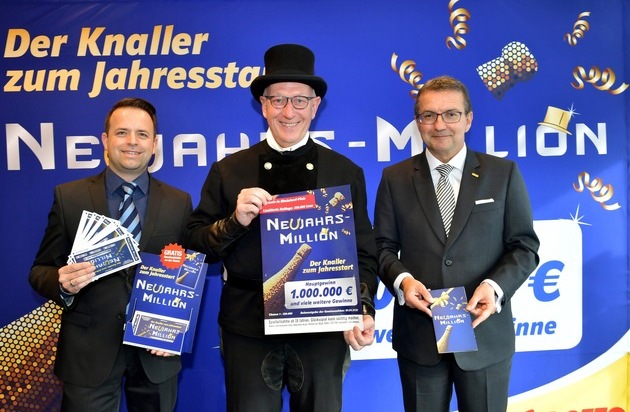 Lotto Rheinland-Pfalz GmbH: Ab sofort wieder Lose für die Neujahrs-Million erhältlich / Exklusiv bei LOTTO in Rheinland-Pfalz