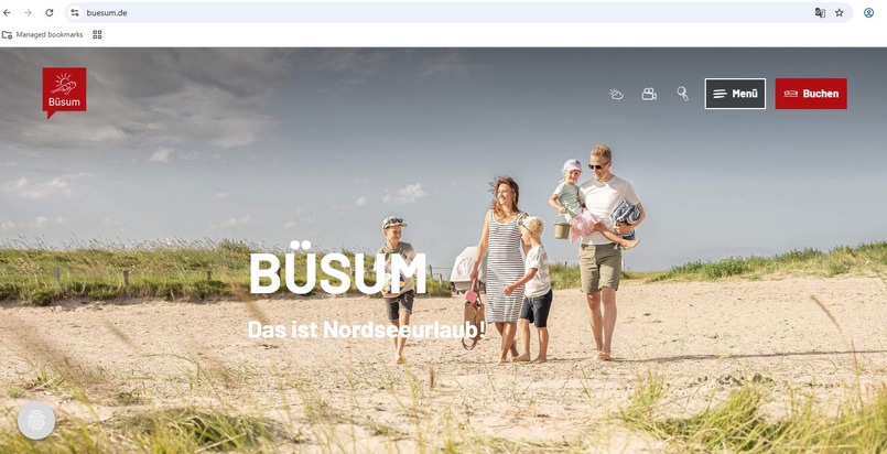 Digitale Innovation mit Nordseebrise: www.buesum.de – Urlaubsinspiration mit WOW-Effekt