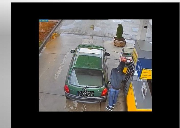 POL-HA: Tankbetrüger gesucht - Wer kennt das Auto oder die abgebildeten Personen?