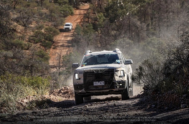 Ford-Werke GmbH: Nächste Ford Ranger-Generation: Prototypen absolvieren extrem anspruchsvolle Tests in Australien