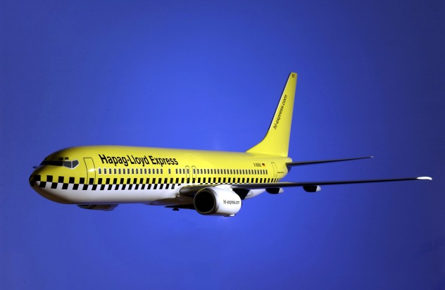 TUI-Konzern startet unter &quot;Hapag-Lloyd Express&quot; ins neue
Geschäftsfeld No-Frills-Airlines