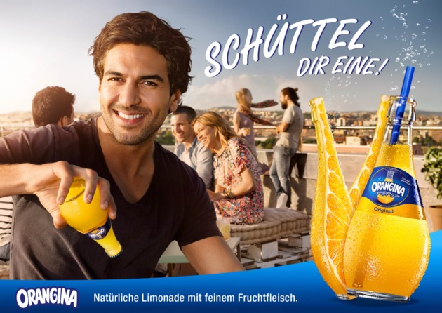 Neue Kampagne: Elyas M&#039;Barek schüttelt für Orangina