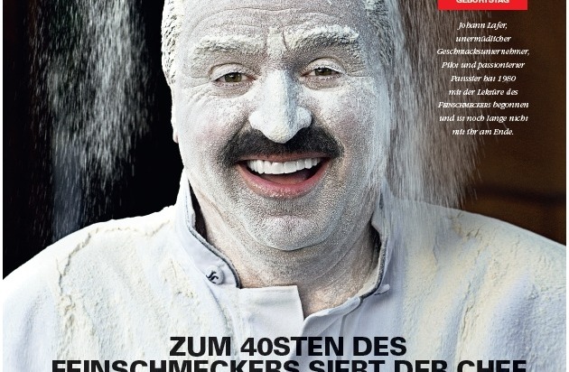 Jahreszeiten Verlag, DER FEINSCHMECKER: DER FEINSCHMECKER zelebriert seinen 40sten Geburtstag (FOTO)