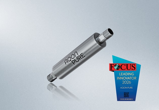 AQON PURE ist Leading Innovator 2026: Der Kalk-Killer aus der Hosentasche