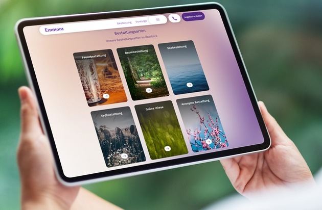 Ahorn Gruppe: Die Ahorn Gruppe führt Emmora fort und erweitert ihr digitales Angebot im Bereich Bestattungsvorsorge
